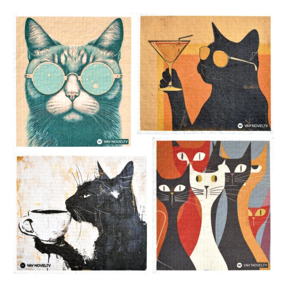 12-PK Eco-Friendly Swedish Dishcloths For Kitchen - Paper Towel Alternative